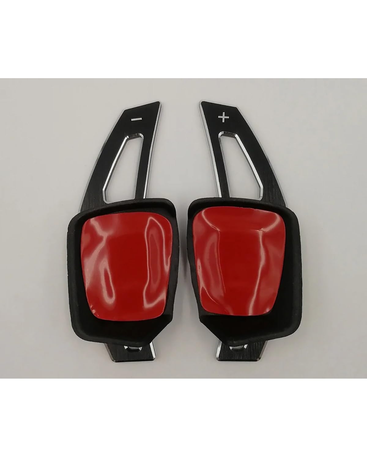 Schaltwippen Auto Lenkrad Schaltwippen Verlängerung Für Golf 6 Für Golf7 Für GTI Für GTE Für Jetta Für MK6 Für R20 Lenkradg Paddle(Type B Black) von LIJHGFFA