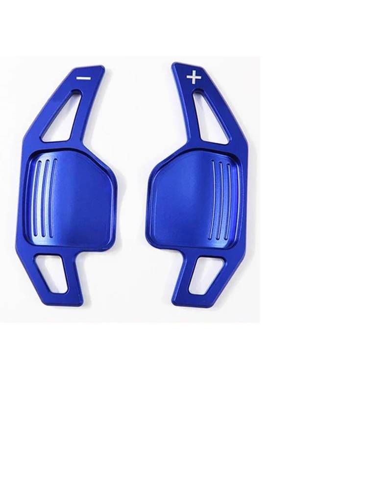 Schaltwippen Für A3 Für A4 Für A5 Für A6 Für A7 Für A8 Für Q5 Für Q7 TT Aluminium Lenkrad Schaltwippen Auto Verlängerung Schalthebel Lenkradg Paddle(Blue 1Pair) von LIJHGFFA