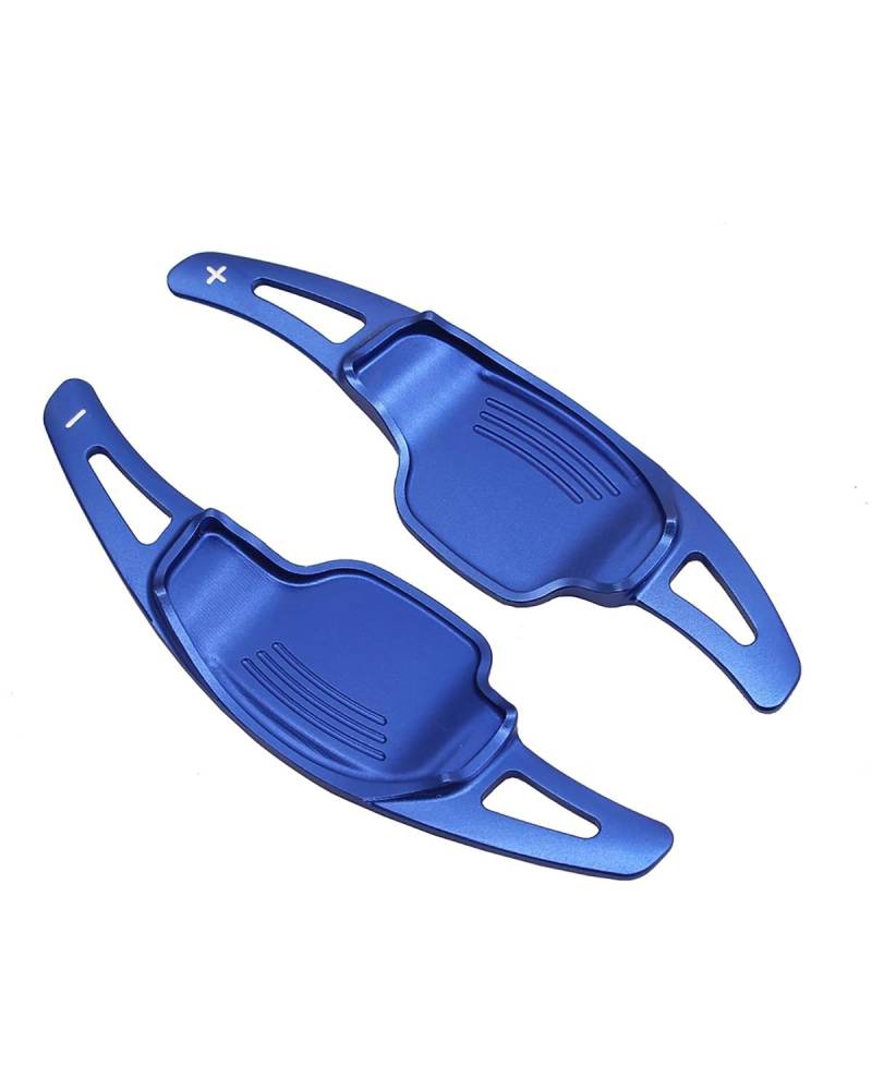 Schaltwippen Für Corsa Für LINE Für Insignia Für Grandland Für Mokka Auto Lenkrad Paddle Shift Verlängerung Shifter Aufkleber Lenkradg Paddle(Blue) von LIJHGFFA