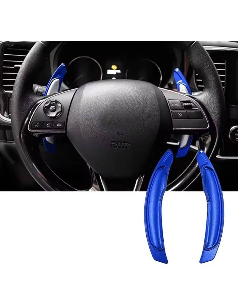 Schaltwippen Modifikation Der Schaltwippen Am Autolenkrad Für ASX Für Outlander Für Lancer Für Eclipse Für Cross Für Lancer 2010-2021 Lenkradg Paddle(Blue 2pcs) von LIJHGFFA