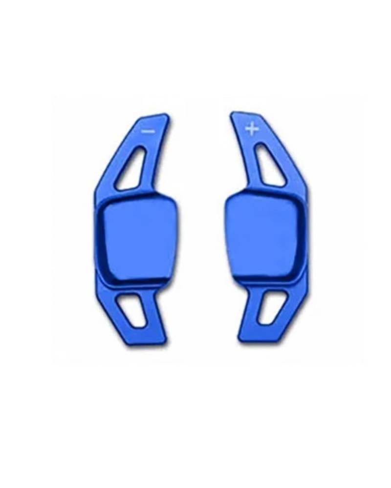 Schaltwippen Schaltwippe Für Golf 7 Für Alltrack Für MK7 Für Passat Für B8 Für Variant Für Jetta Auto-Lenkrad-Schalthebelverlängerung Lenkradg Paddle(Blue) von LIJHGFFA