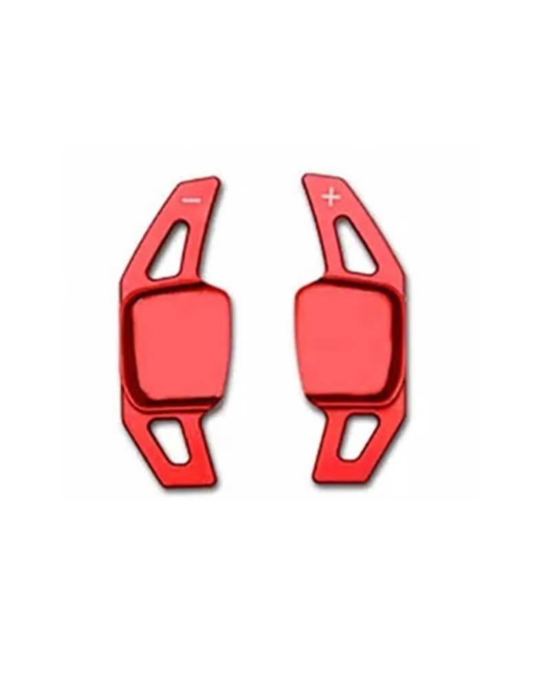 Schaltwippen Schaltwippe Für Golf 7 Für Alltrack Für MK7 Für Passat Für B8 Für Variant Für Jetta Auto-Lenkrad-Schalthebelverlängerung Lenkradg Paddle(Red) von LIJHGFFA