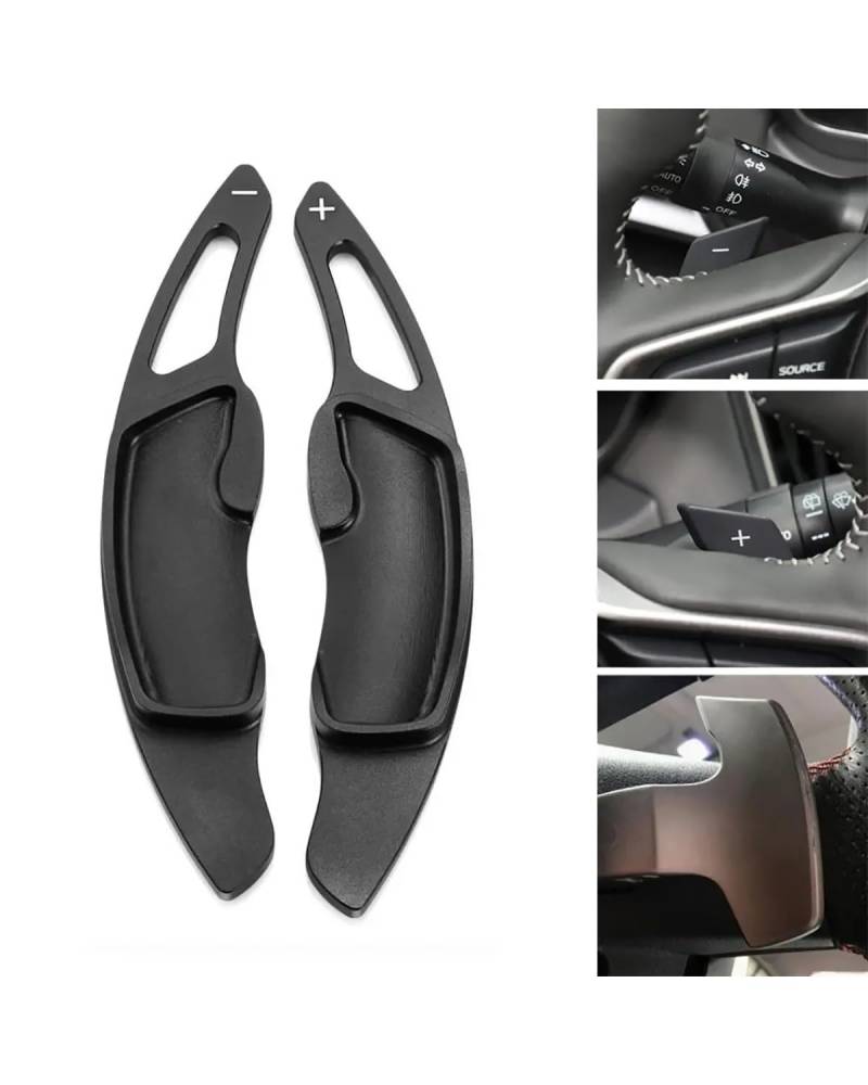 Schaltwippen Schaltwippen Für Subaru Für XV Für Legacy Für Forester Für Outback Für Impreza Auto-Lenkradschalter, Verlängern Sie Den Aufkleber-Styling Lenkradg Paddle(Black) von LIJHGFFA