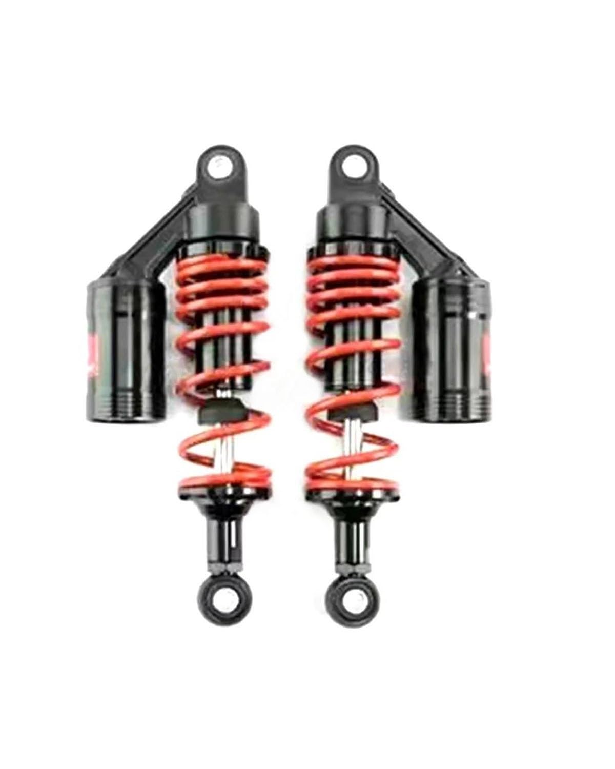 Stoßdämpfer 265mm Für Yamaha RSZ Jog NIU Ninebot Dirt Pit Bike Motorrad Hinten Stoßdämpfer Roller Elektrische Fahrrad Hinten Suspension Motorrad Stoßdämpfer(265 Red Black 1pair) von LIJHGFFA