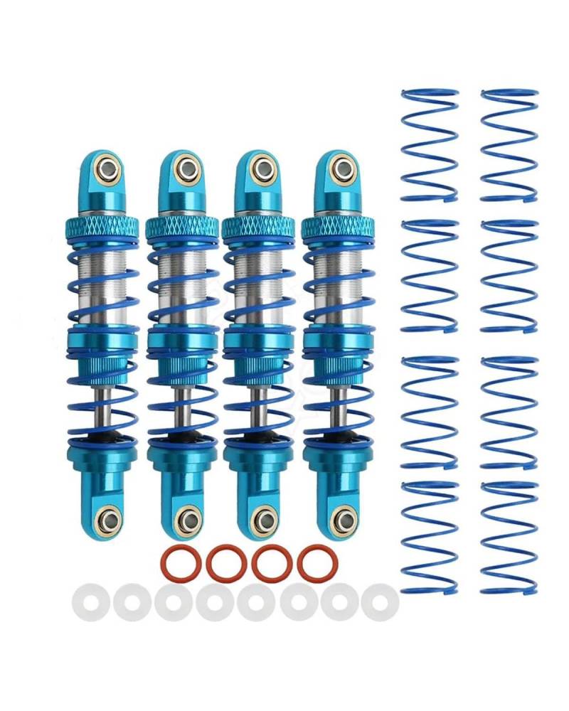 Stoßdämpfer Für 1/10 RC Crawler Auto Axial SCX10 AXI03007 RBX10 D90 TRX4 Metall 70mm 80mm 90mm 100mm 110mm 120mm Stoßdämpfer Öl Dämpfer Motorrad Stoßdämpfer(4PCS Blue 70mm) von LIJHGFFA