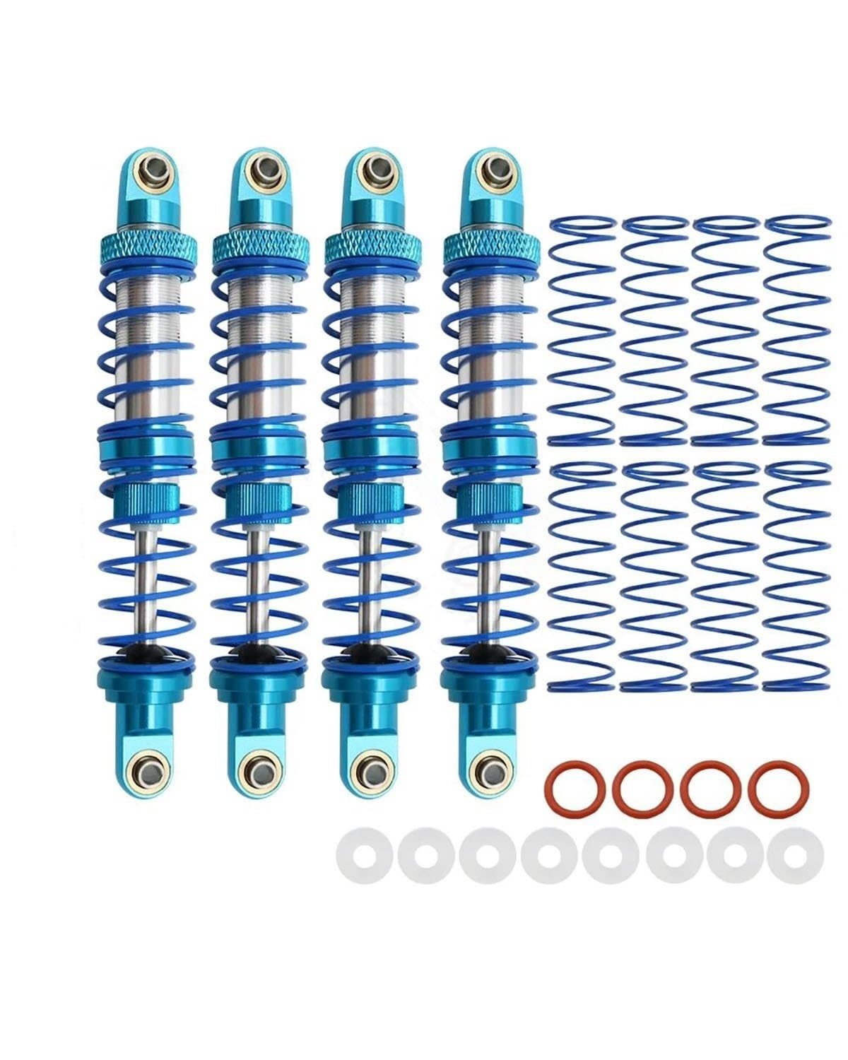 Stoßdämpfer Für 1/10 RC Crawler Auto Axial SCX10 AXI03007 RBX10 D90 TRX4 Metall 70mm 80mm 90mm 100mm 110mm 120mm Stoßdämpfer Öl Dämpfer Motorrad Stoßdämpfer(4PCS Blue 90mm) von LIJHGFFA