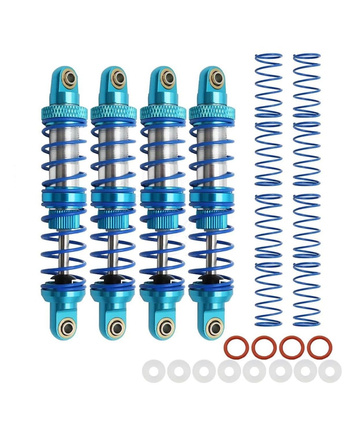 Stoßdämpfer Für 1/10 RC Crawler Auto Axial SCX10 AXI03007 RBX10 D90 TRX4 Metall 70mm 80mm 90mm 100mm 110mm 120mm Stoßdämpfer Öl Dämpfer Motorrad Stoßdämpfer(4PCs Blue 80mm) von LIJHGFFA