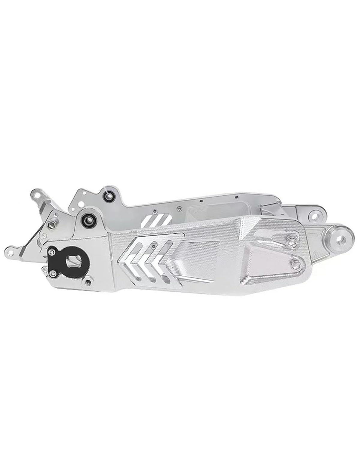 Stoßdämpfer Für NIU N1S Ninebot E/N/M E-Motorrad Hinterradaufhängung Flachgabel Scheibenbremsen Set CNC Schwinge Stoßdämpfer Bremssattel/Scheibe Motorrad Stoßdämpfer(Swing Arm Silver) von LIJHGFFA