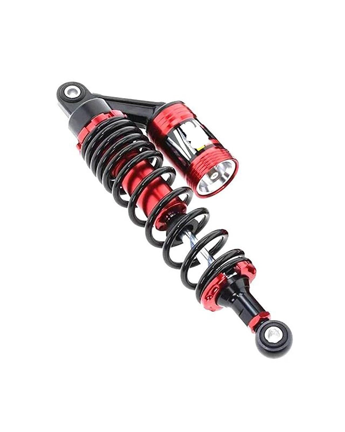 Stoßdämpfer Universal 320/340 Mm Motorrad Luft Stoßdämpfer Hinten Suspension Für Yamaha Roller Für Xmax Aerox Dio ATV Quad Dirt Bike Motorrad Stoßdämpfer(320mm red 0) von LIJHGFFA