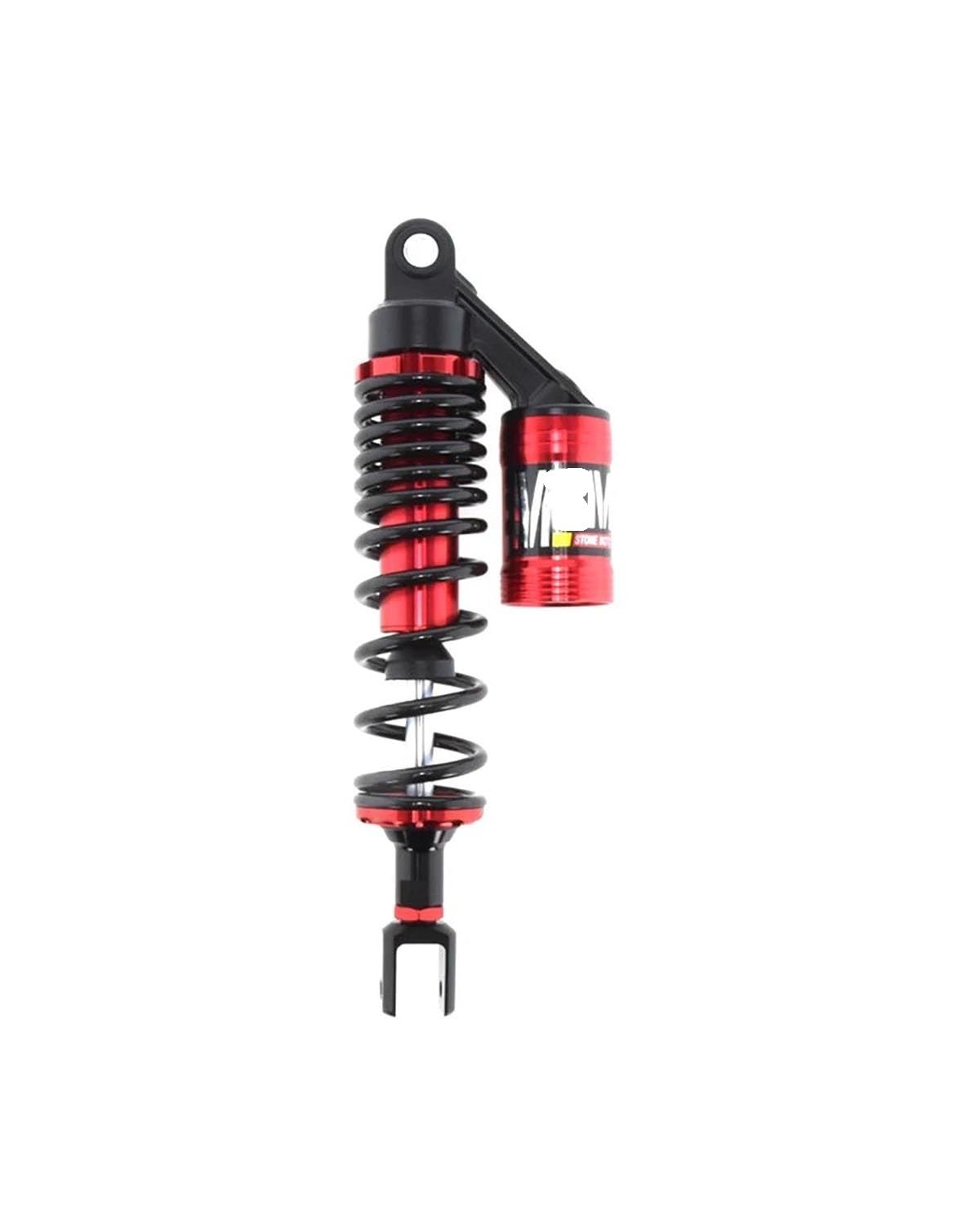 Stoßdämpfer Universal 320/340 Mm Motorrad Luft Stoßdämpfer Hinten Suspension Für Yamaha Roller Für Xmax Aerox Dio ATV Quad Dirt Bike Motorrad Stoßdämpfer(320mm red U) von LIJHGFFA