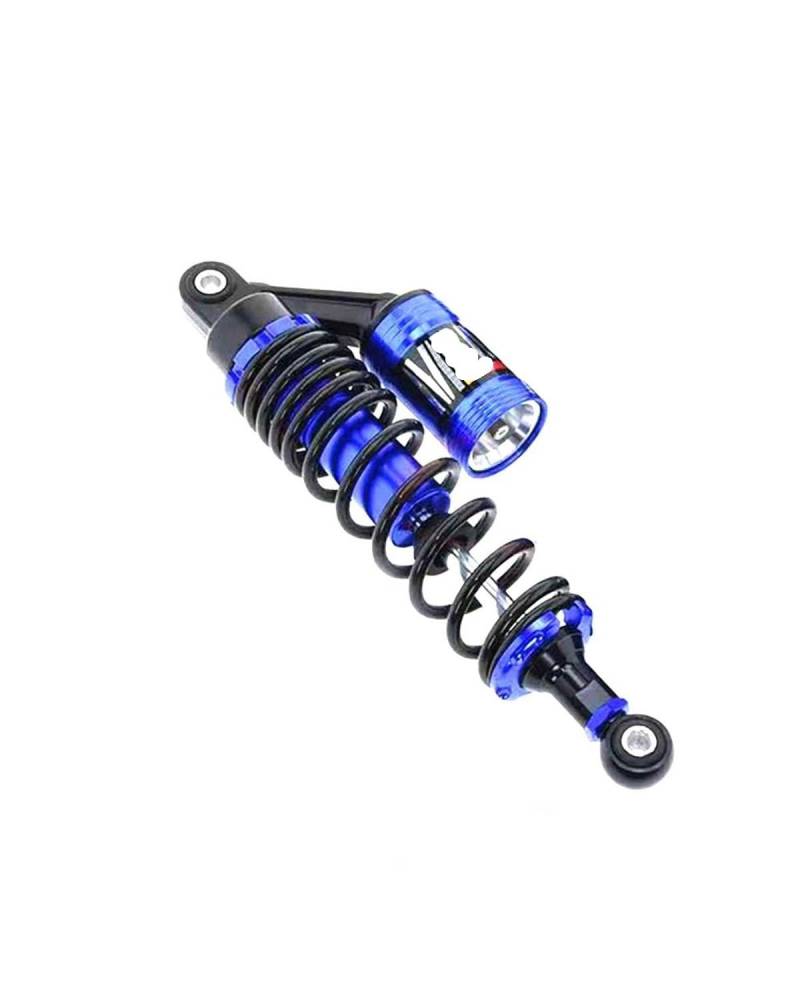 Stoßdämpfer Universal 320/340 Mm Motorrad Luft Stoßdämpfer Hinten Suspension Für Yamaha Roller Für Xmax Aerox Dio ATV Quad Dirt Bike Motorrad Stoßdämpfer(340mm Blue 0) von LIJHGFFA