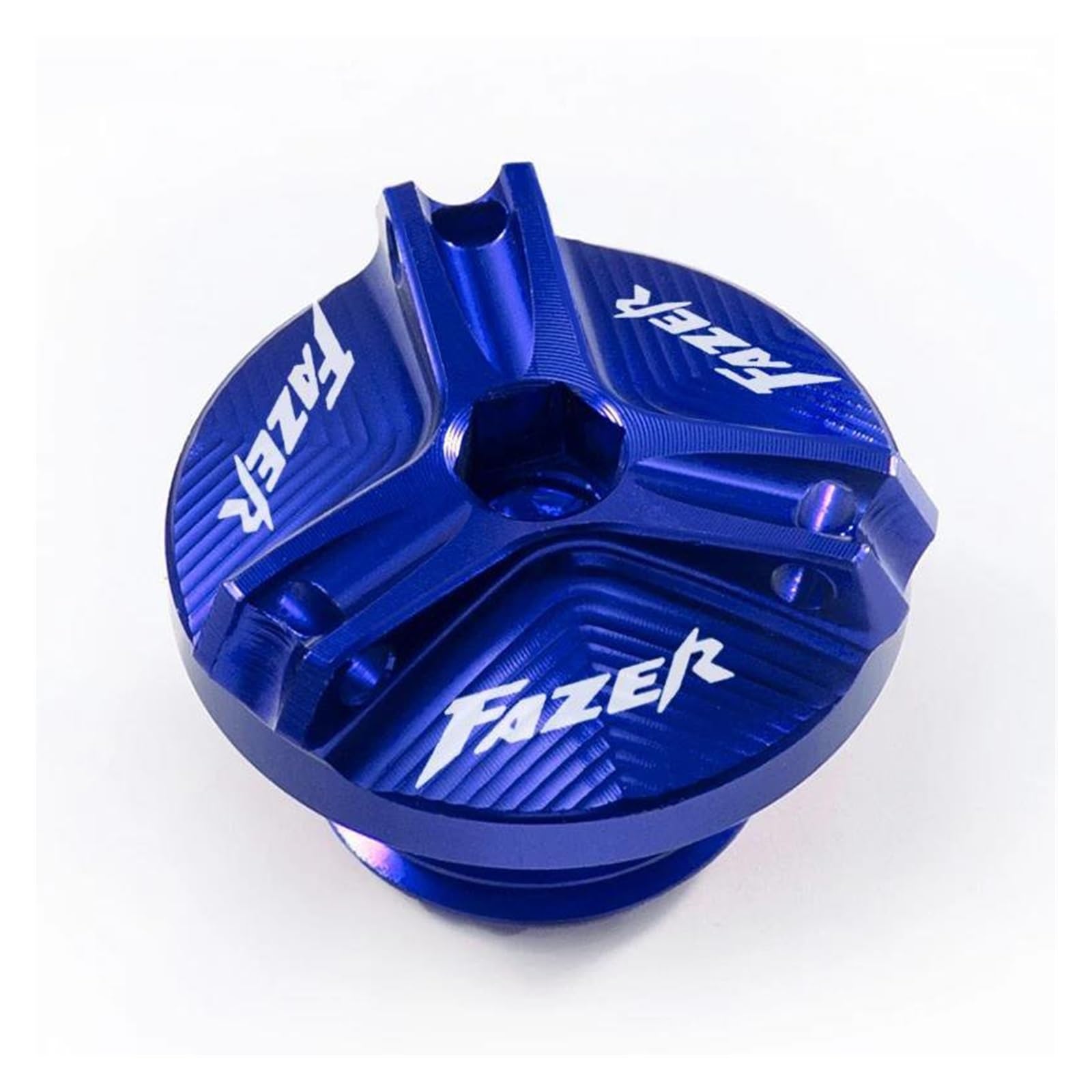 Für YAMA&HA FAZER FZ6 FZ6R FZ1 FZ8 FAZER FZ750 FZR1000 Motorrad Motor Öl Füllstoff Abdeckung Öl Filter Abdeckung(Blue) von LIJUNSHANI