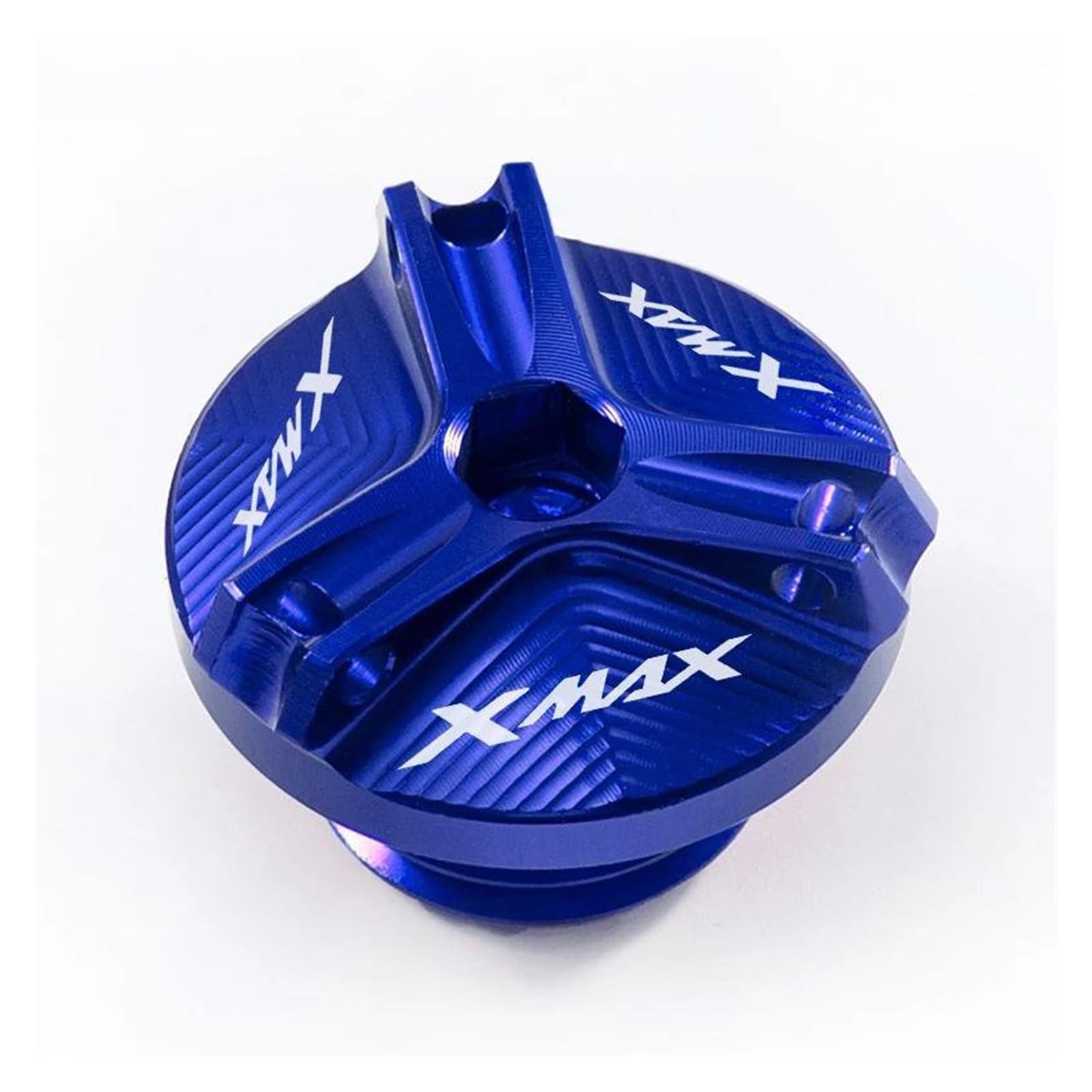 Für YAMA&HA Xmax 250 300 Xmax 300 Xmax 250 2017 2018-2022 Motorrad Motoröl Kappe Bolzen Tankdeckel Zubehör(Blue) von LIJUNSHANI