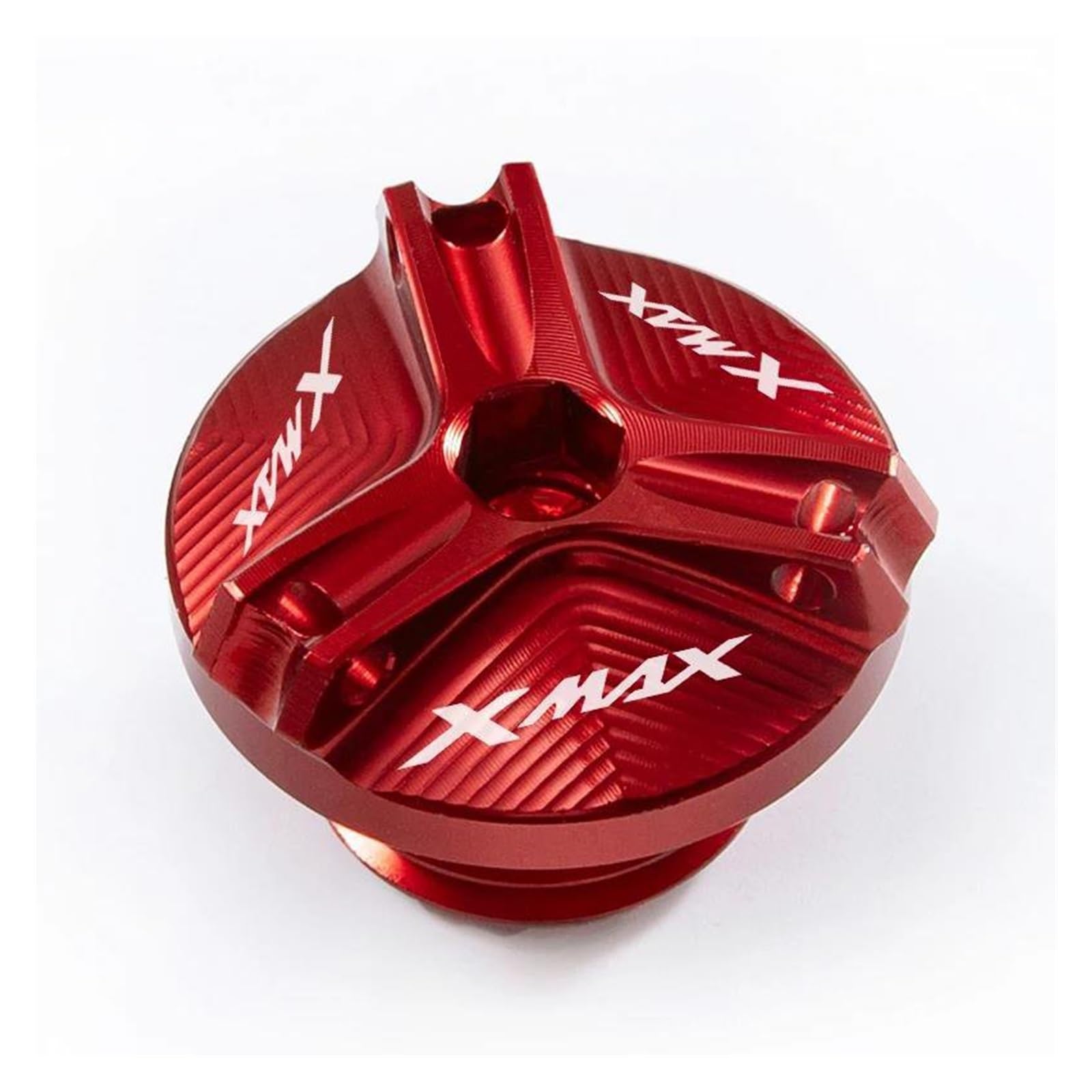 Für YAMA&HA Xmax 250 300 Xmax 300 Xmax 250 2017 2018-2022 Motorrad Motoröl Kappe Bolzen Tankdeckel Zubehör(Red) von LIJUNSHANI