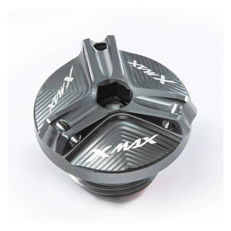 Für YAMA&HA Xmax 250 300 Xmax 300 Xmax 250 2017 2018-2022 Motorrad Motoröl Kappe Bolzen Tankdeckel Zubehör(Titanium) von LIJUNSHANI