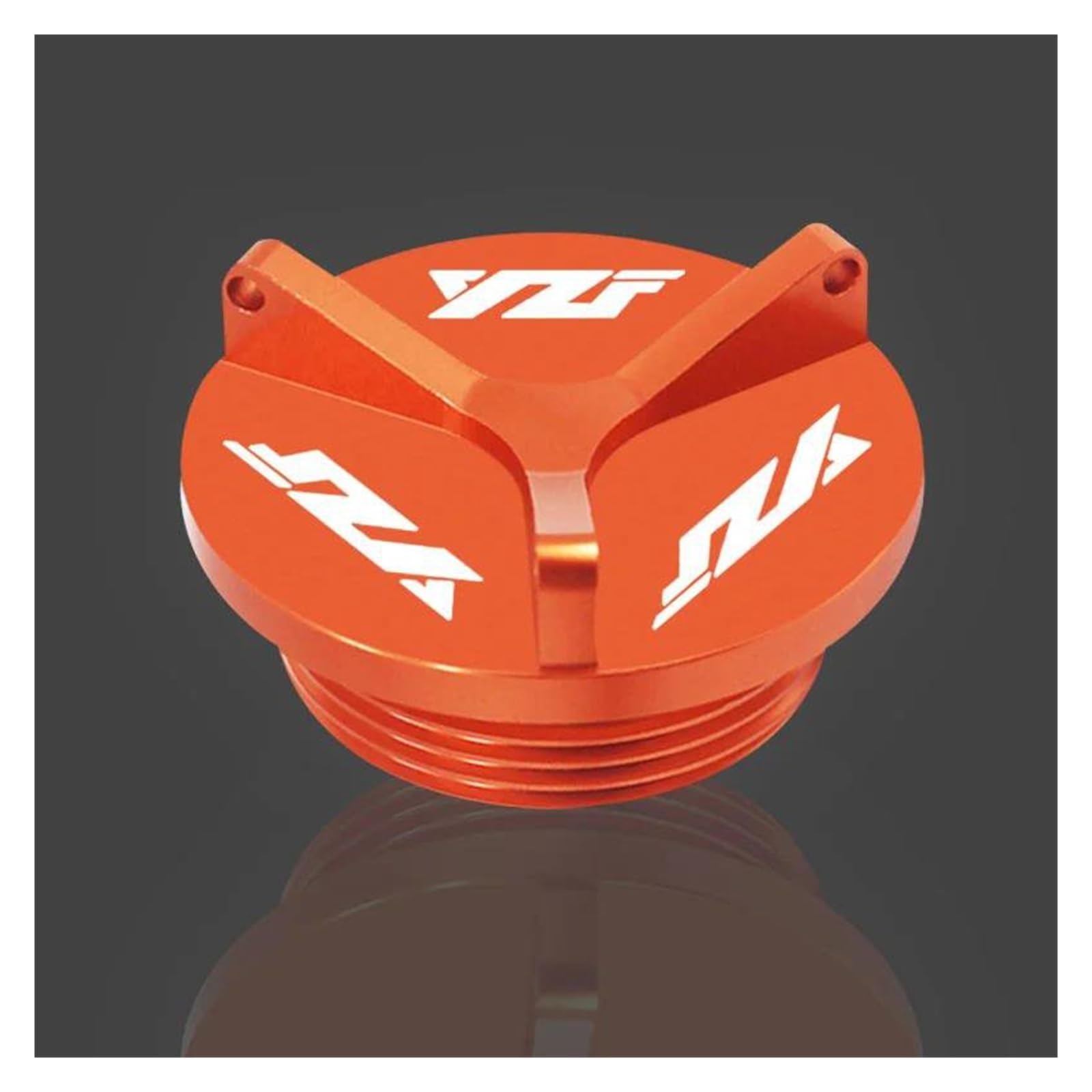 Für YAMA&HA YZF R1 R3 R6 R25 YZF 1998-2019 Motorradzubehör Motoröldeckel Tankdeckel Schutz M26 * 3(Orange) von LIJUNSHANI