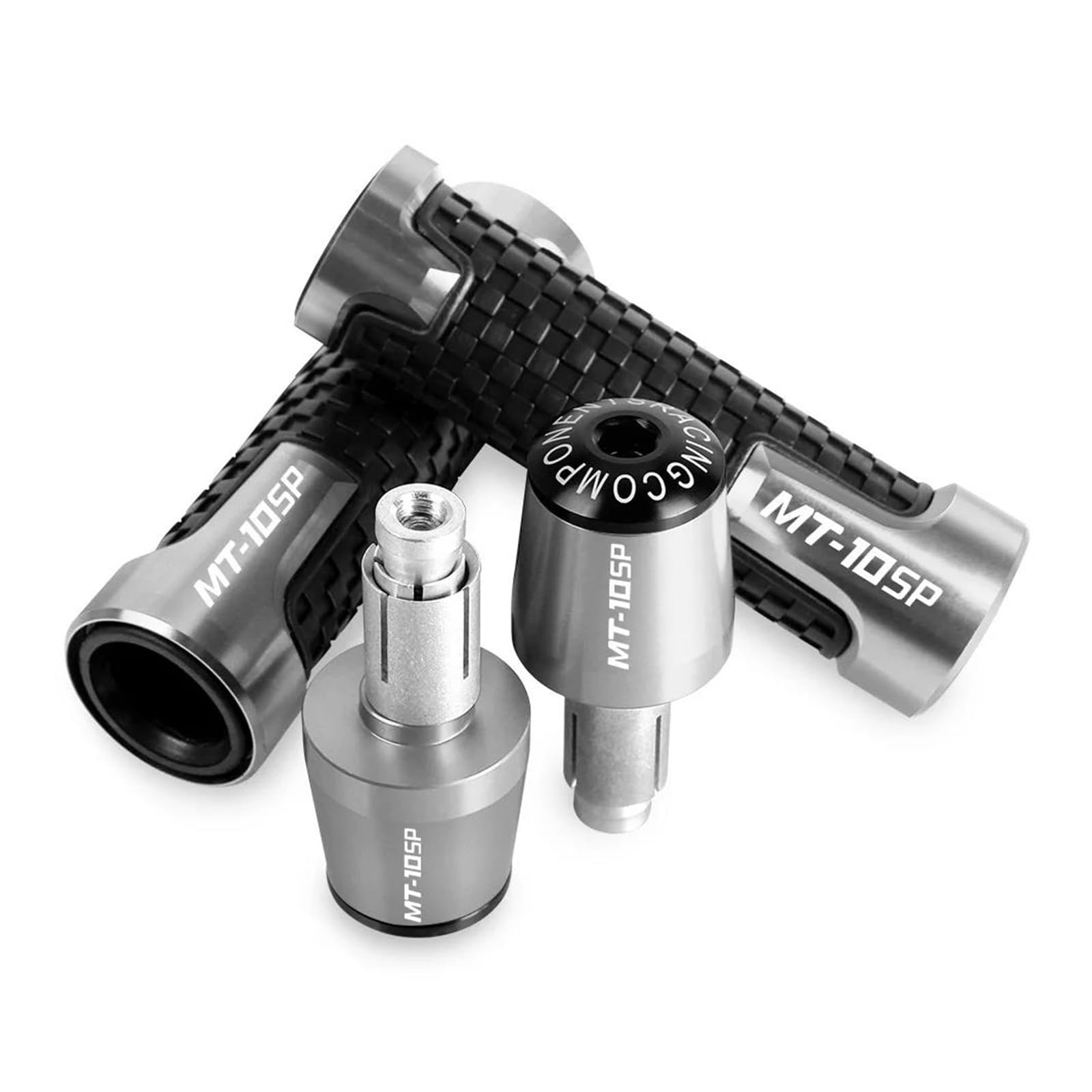 Lenkerende FÜR YAMA&HA MT10SP MT-10SP 2017-2024 Motorrad Grip Enden Zubehör 7/8 "22 MM Lenker Griffe Griff Bar End Stopfen(15) von LIJUNSHANI