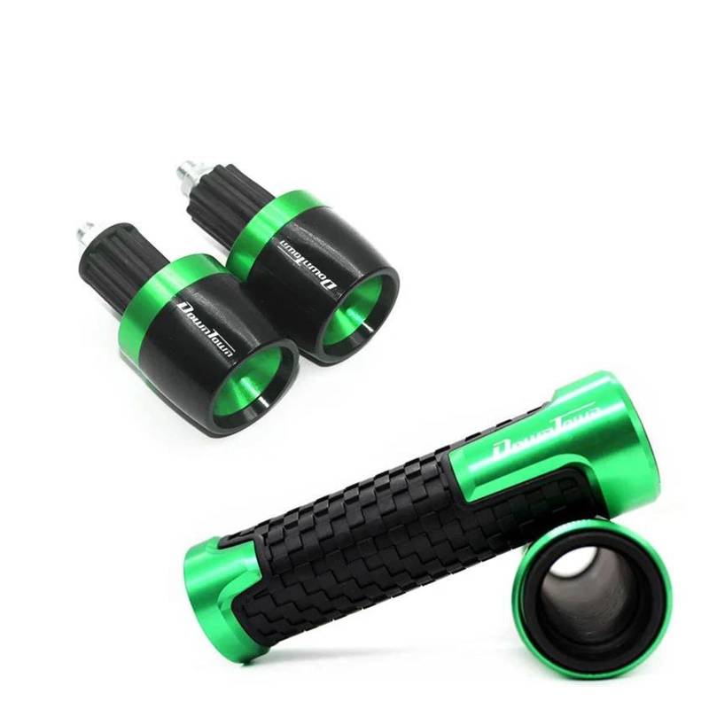 Lenkerende Für KYMCO Innenstadt 125i 200i 250i 300i 350i CK250T 300 CK300T 7/8 ''22MM Lenker Handgriffe Griff Bar End Stecker(Green) von LIJUNSHANI