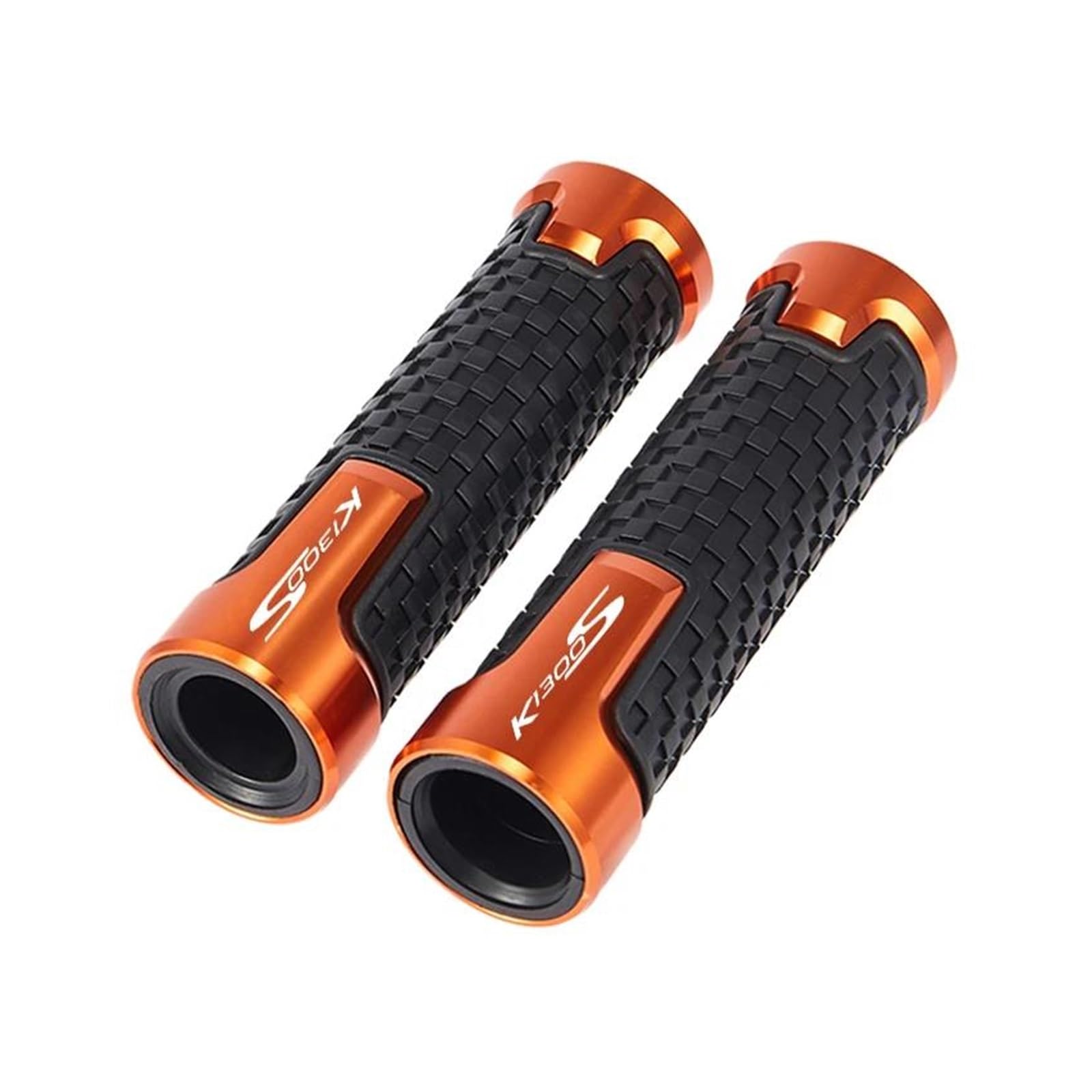 Lenkerenden Für BM&W K1300S K1300 S 2010-2024 Zubehör 7/8 ''22mm Bar Ends Motorrad Griffe Motorrad Lenker Enden(Orange) von LIJUNSHANI