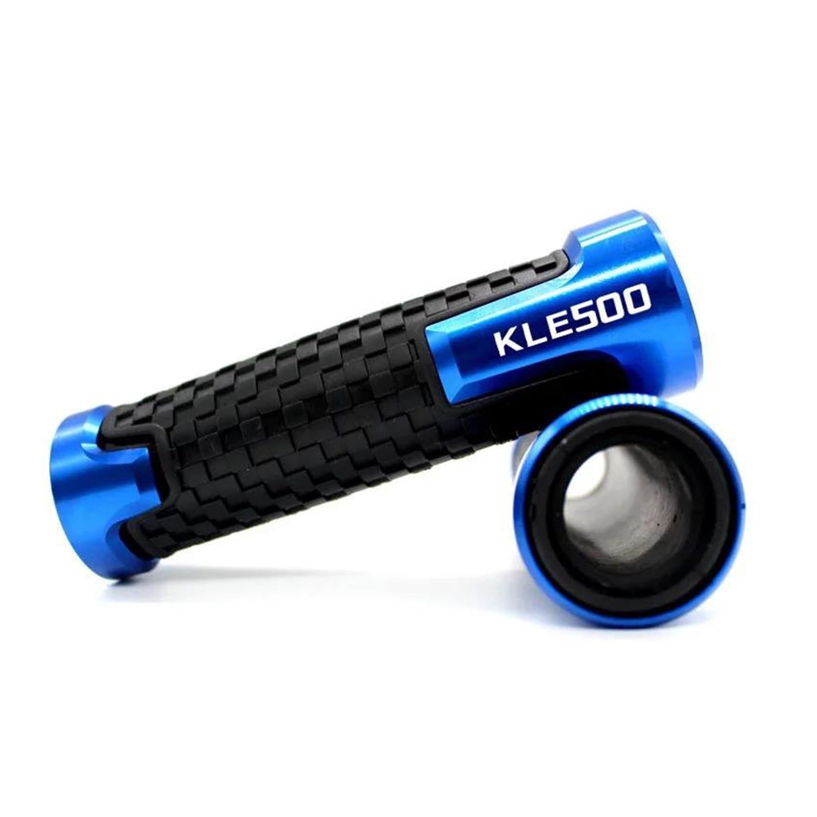 Lenkerenden Für KLE500 KLE 500 7/8 "22mm Motorrad Lenker Grip Ende Motorrad Gummi Griff Thruster Griffe(Blue) von LIJUNSHANI