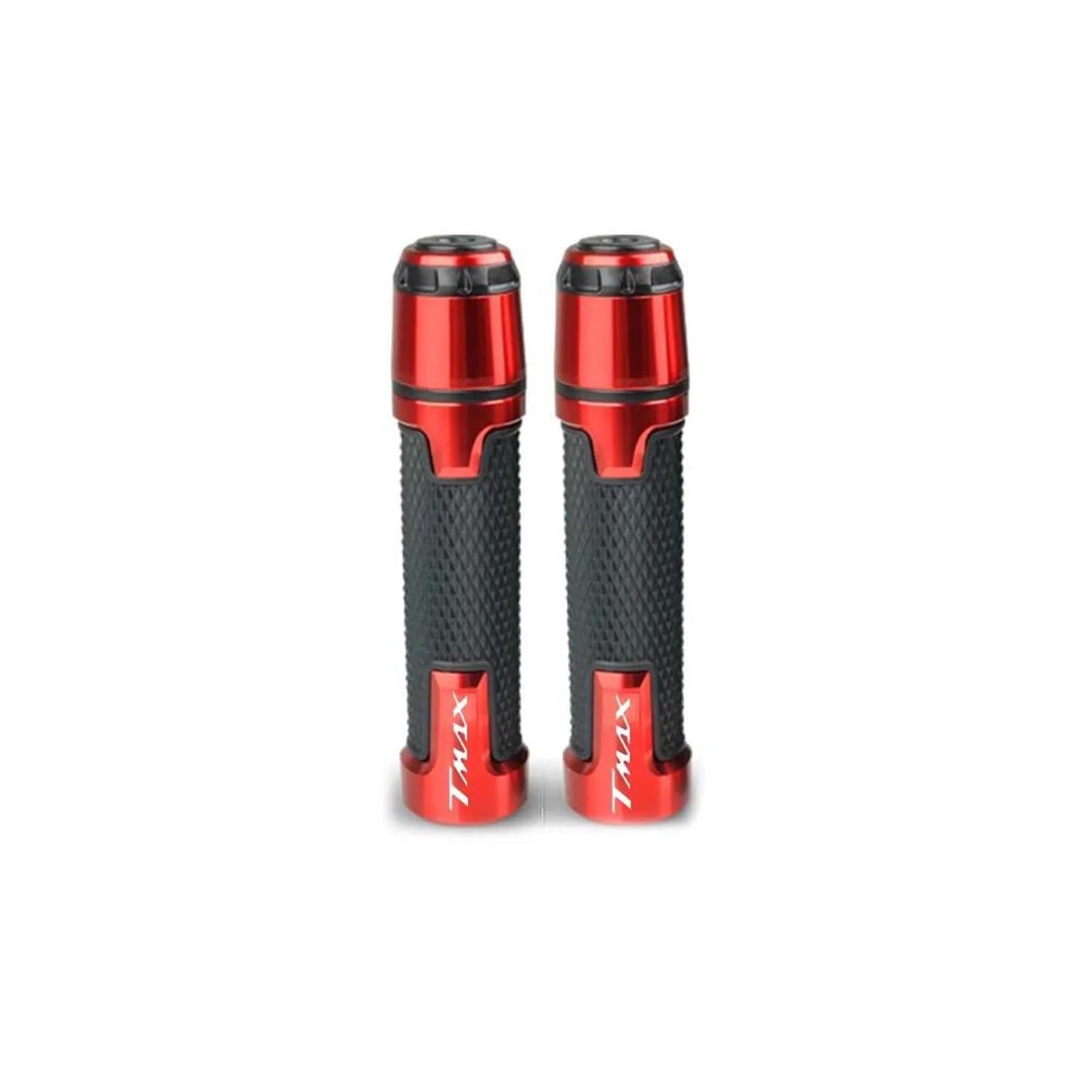 Lenkerenden Für YAM&AHA TMAX500 TMAX530 TMAX560 TMAX 560 T-MAX 530 TMAX 500 Motorrad 7/8 "22MM Anti-Slip Lenker Griffe Enden(Red) von LIJUNSHANI