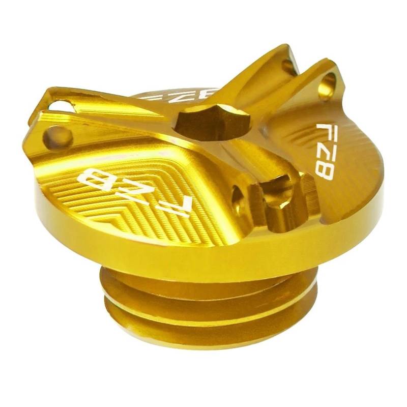 Motorrad Aluminium Motoröl Füllstoff Kappe Ablassen Sump Stecker Bolzen Abdeckung Schraube Für YAMA&HA FZ8 FZ 8 FZ-8 2011-2013 2012(Gold) von LIJUNSHANI