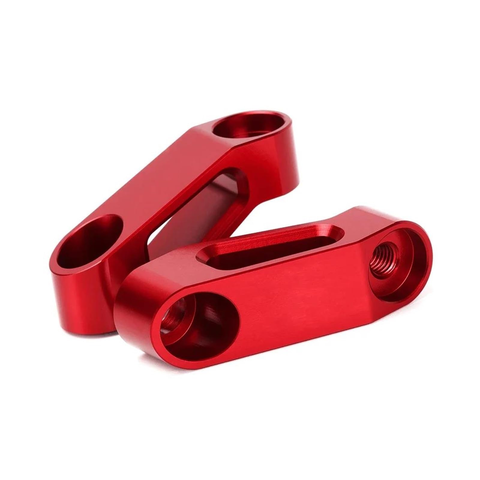 Rückspiegelerhöhungsklemme Rückspiegel Steigleitungen Extender Spiegel Verlängerung Adapter Für B&MW R 1200 1250 GS F750GS F750 F850 GS Abenteuer(Red3) von LIJUNSHANI