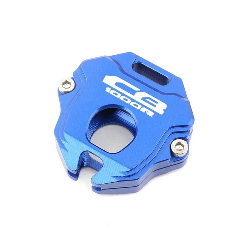 SchlüSselgehäUse Motorrad CNC Schlüssel Abdeckung Schlüsselbund Schlüsselbund Shell Fall Schutz Für ho&nda CB1000R CB 1000 R CB1000 2018-2023(Blue) von LIJUNSHANI