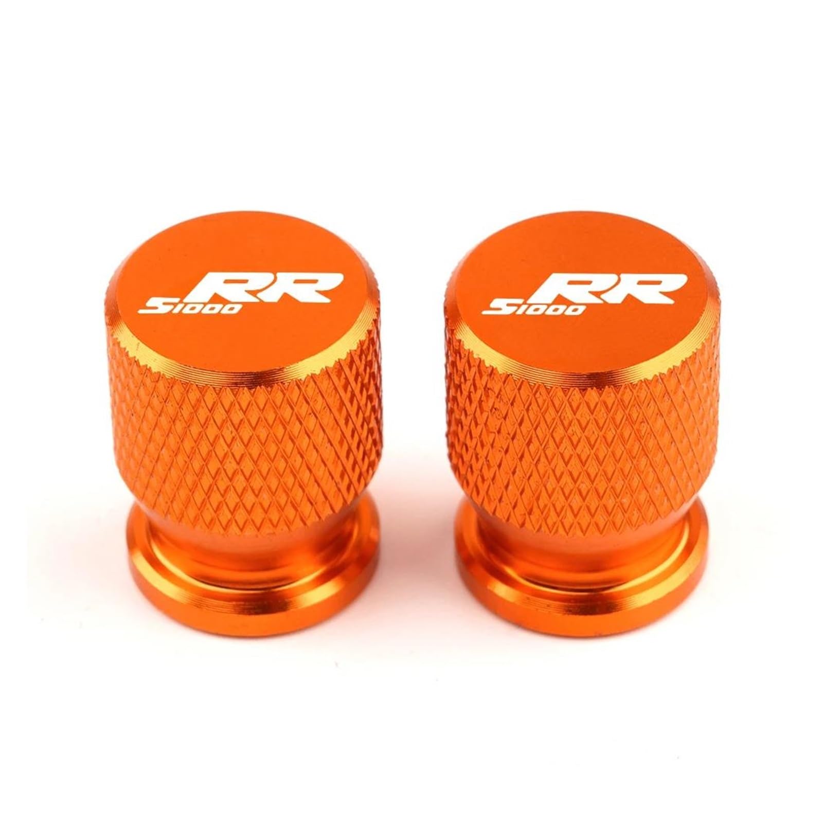 Ventilschaftkappen Für B&MW S1000RR S 1000RR S1000 RR R Motorradzubehör Radreifenventilkappen CNC-Aluminium Luftdichte Abdeckungen(Orange) von LIJUNSHANI