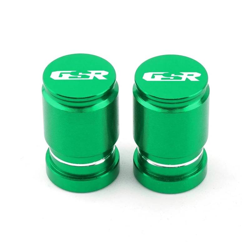 Ventilschaftkappen Reifenventilkappen Für Suzuki GSR750 GSR600 GSR400 GSR 750 600 400 Alle Jahre Reifen Luftdichter Stem Cover Plug(Green) von LIJUNSHANI