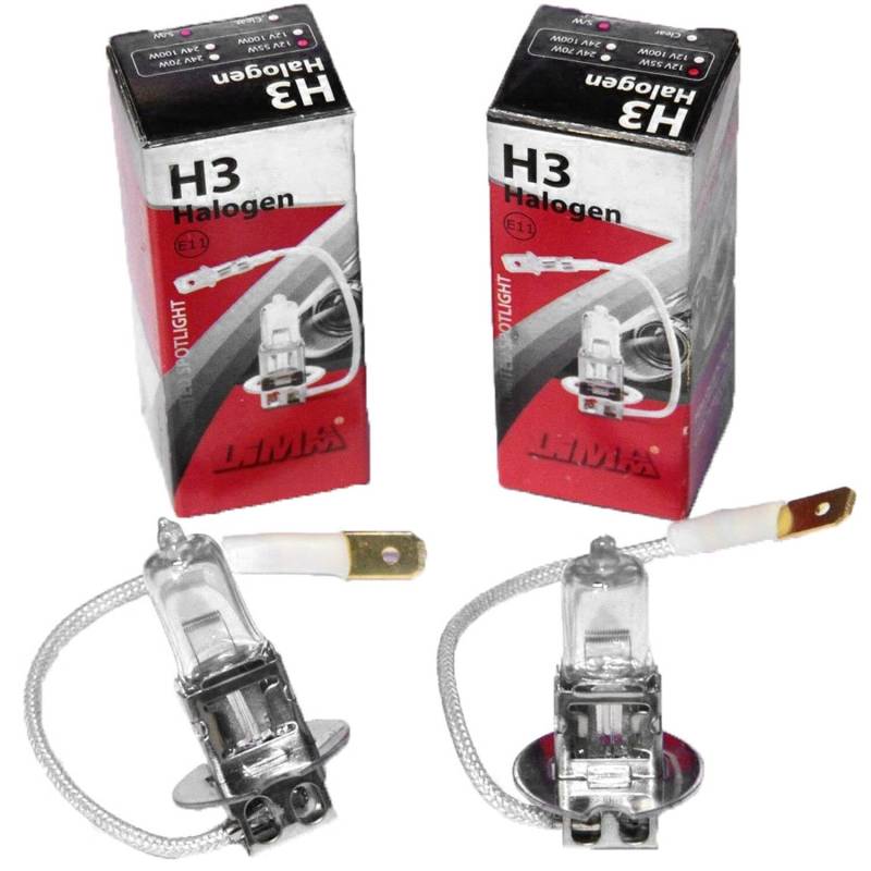 2 x H3 24V 70W PK22s Lampe Transparent Halogen Scheinwerfer LKW Bus Neu IBC Lima 1 von LIMASTAR