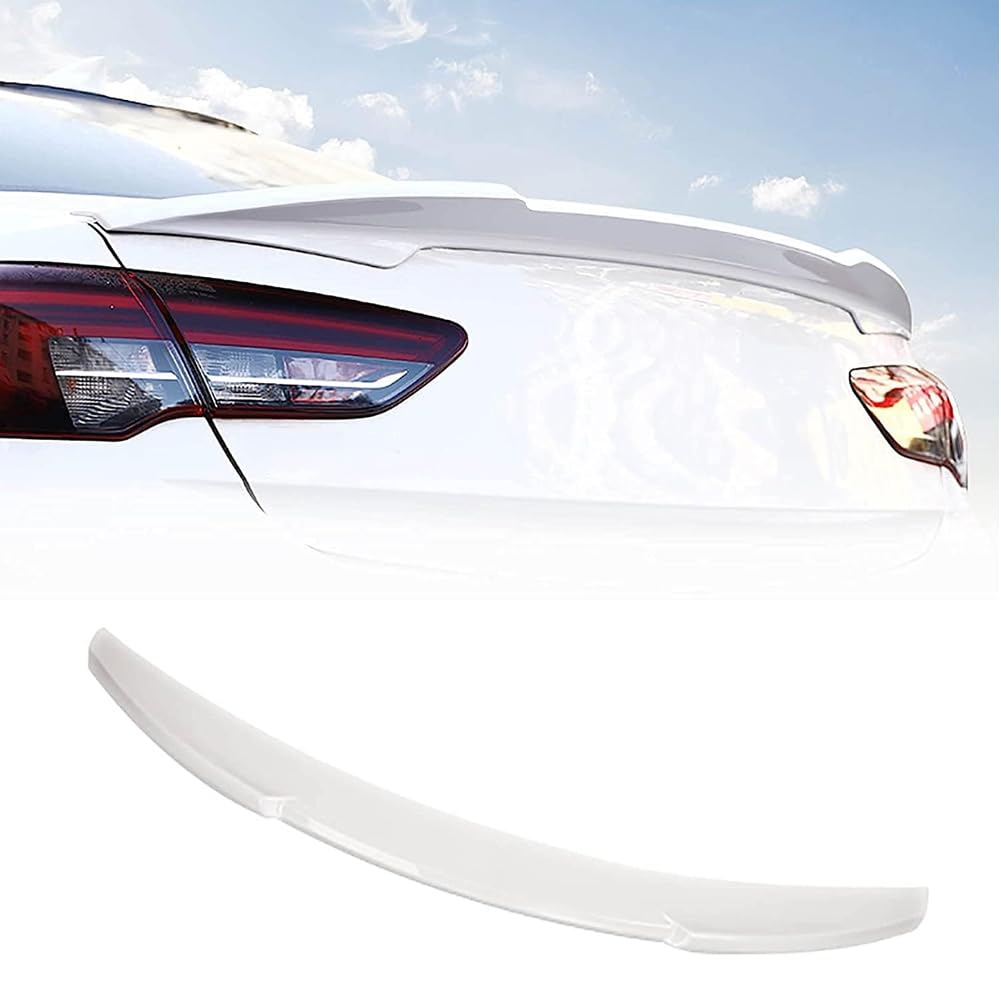 Auto Heckspoiler für Buick Regal 2020 2019 2018 2017, ABS Kofferraumspoiler Dachspoiler Spoilerlippe Spoiler Flügel Lippe Kratzfest Tuning Zubehör,A/White Auto Heckspoiler für Buick Regal 2020 2019 2018 2017, ABS Kofferraumspoiler Dachspoiler Spoilerlippe Spoiler Flügel Lippe Kratzfest Tuning Zubehör,A/White von LIMIMIKAIXIN