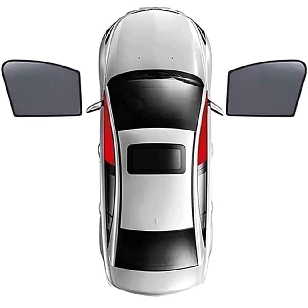 Auto Seitenfenster Sonnenschutz für Renault KOLEOS Megane Logan 2000-2024, Sonnenblende Vorne Hinten Vorhang Visier UV-Schutz Sonnenblenden Sichtschutz Protection,A/2 Front Doors von LIMIMIKAIXIN