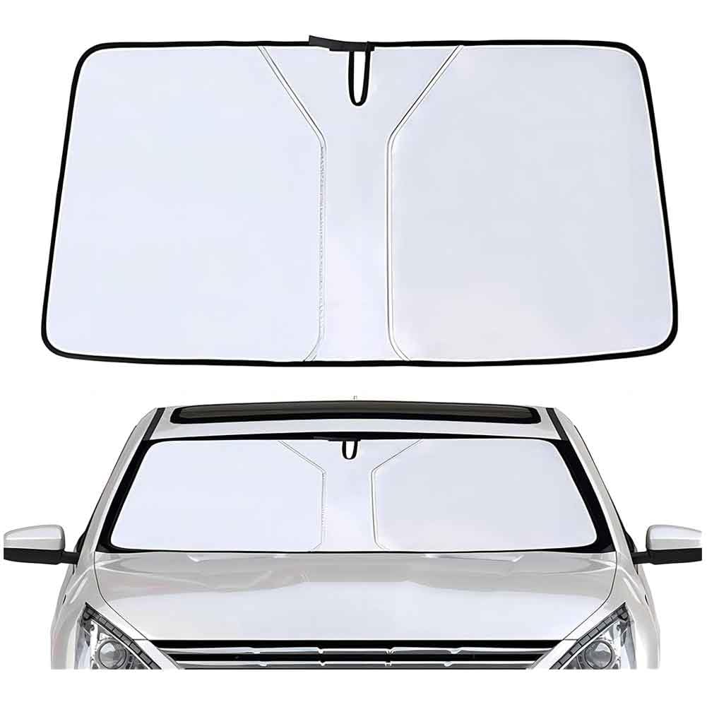 Auto Sonnenschutz Frontscheibe für Fit Jazz GR 2020 2021 2022 2023 2024, Faltbar Windschutzscheibe Sonnenblende UV-Schutz Sonnenschirm Schutz Zubehör,B/Silver-S/140 * 70cm Auto Sonnenschutz Frontscheibe für Fit Jazz GR 2020 2021 2022 2023 2024, Faltbar Windschutzscheibe Sonnenblende UV-Schutz Sonnenschirm Schutz Zubehör,B/Silver-S/140 * 70cm von LIMIMIKAIXIN