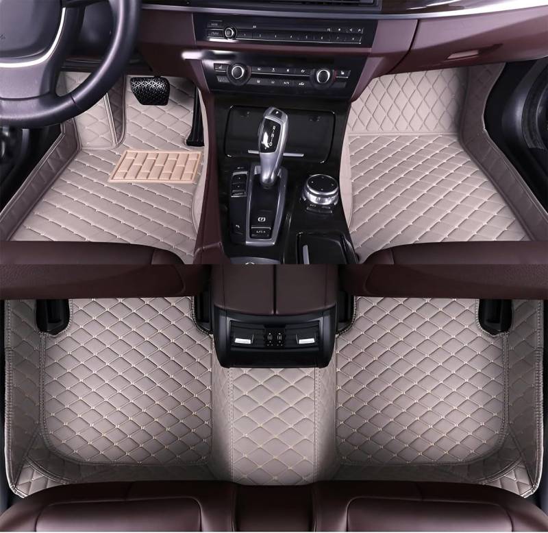 All Inclusive Auto FußMatten für Audi A8 Limousine D5 (5seats) LWB 2018 2019 2020 2021 2022,Wasserdichtes Antirutsch Maßgeschneiderte Vollabdeckung Leder Fussmatten ZubehöR,A/Grey von LIMINFACAI