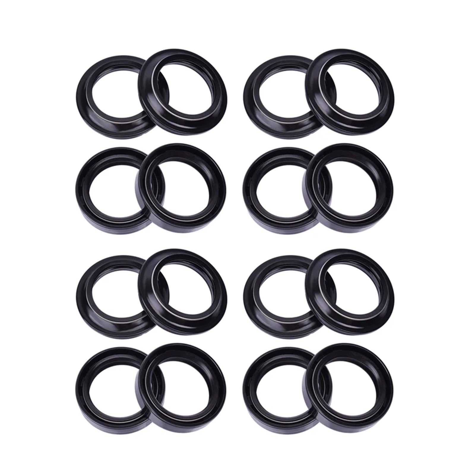 36x48x11 36x48 Motorrad Dämpfer Öl Dichtung Staub Abdeckung for XJ750R Seca 81-83 XV535 V/IRA-GO 1987-1999(8xOil seal 8xcover) von LIMINGHUA