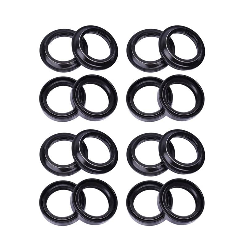 36x48x11 36x48 Motorrad Dämpfer Öl Dichtung Staub Abdeckung for XJ750R Seca 81-83 XV535 V/IRA-GO 1987-1999(8xOil seal 8xcover) von LIMINGHUA