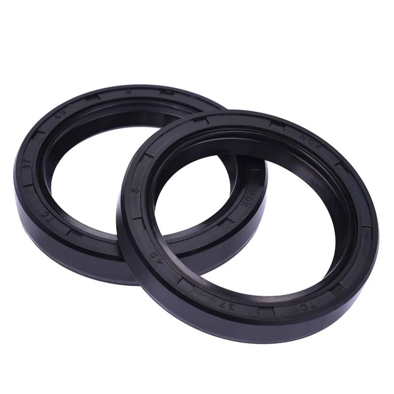 37x49x8 Gabel Öl Dichtung 37 49 Staub Abdeckung for GPZ750 GPZ750A GPZ750E TURBO GPZ 750 ZX750 UNITRACK ZX 750 92049-1177(2pcs oil seal) von LIMINGHUA