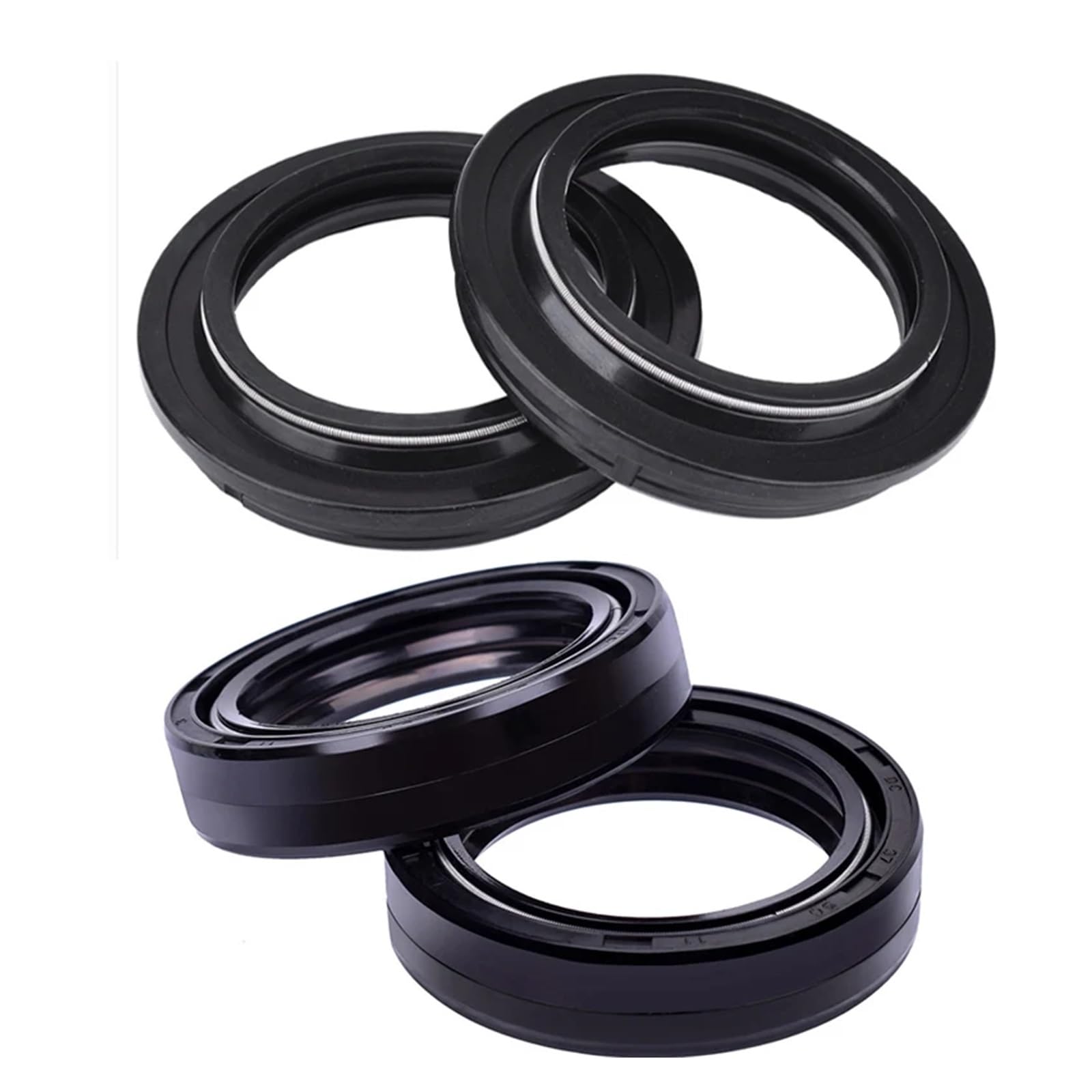 37x50x11 37X50 Motorrad Gabel Dämpfer Schock Staub Absorber Öl Dichtung for GS650G GS700E VS700 Intruder GS 750 GS750L(2xOil seal 2xcover) von LIMINGHUA