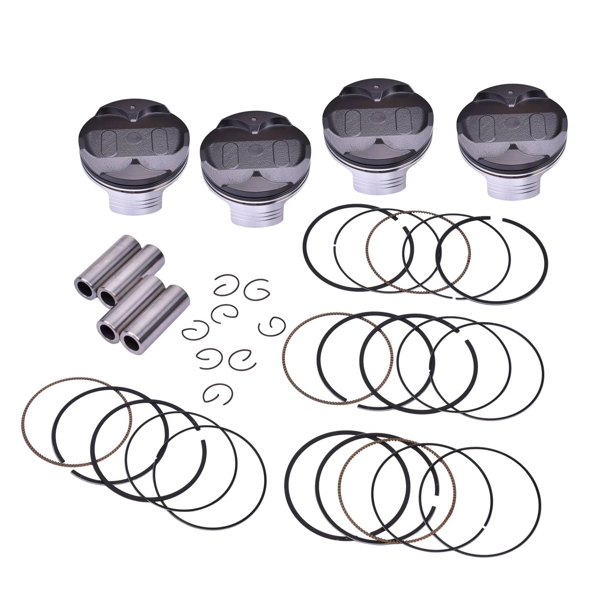 4 stücke 76mm 76,25mm 76,5mm 76,75mm 77mm Kolbenringe for CBR1000RR Eine 5AC 7AC AA AC AC-EINE 2A HURRIKAN CBR 1000 RR 2008-2016(0.5 piston and ring) von LIMINGHUA