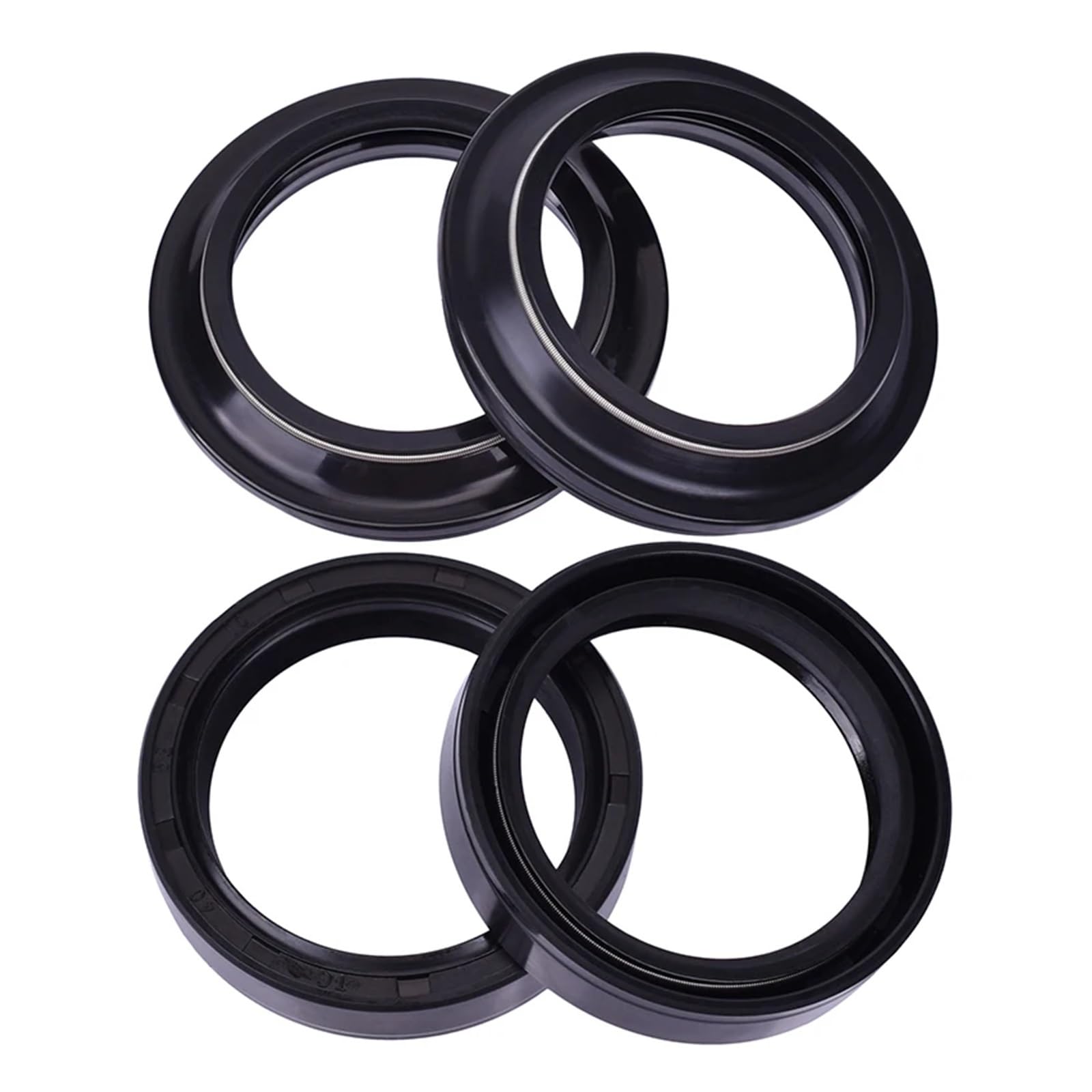 40x52x10 Gabel Öl Dichtung 40 52 Staub Abdeckung for SX125 2011 TUAREG RALLY 125 1985-88 MX250 MX 250 83 RS250 RS 250 95-00(2pcs seal 2pc cover) von LIMINGHUA