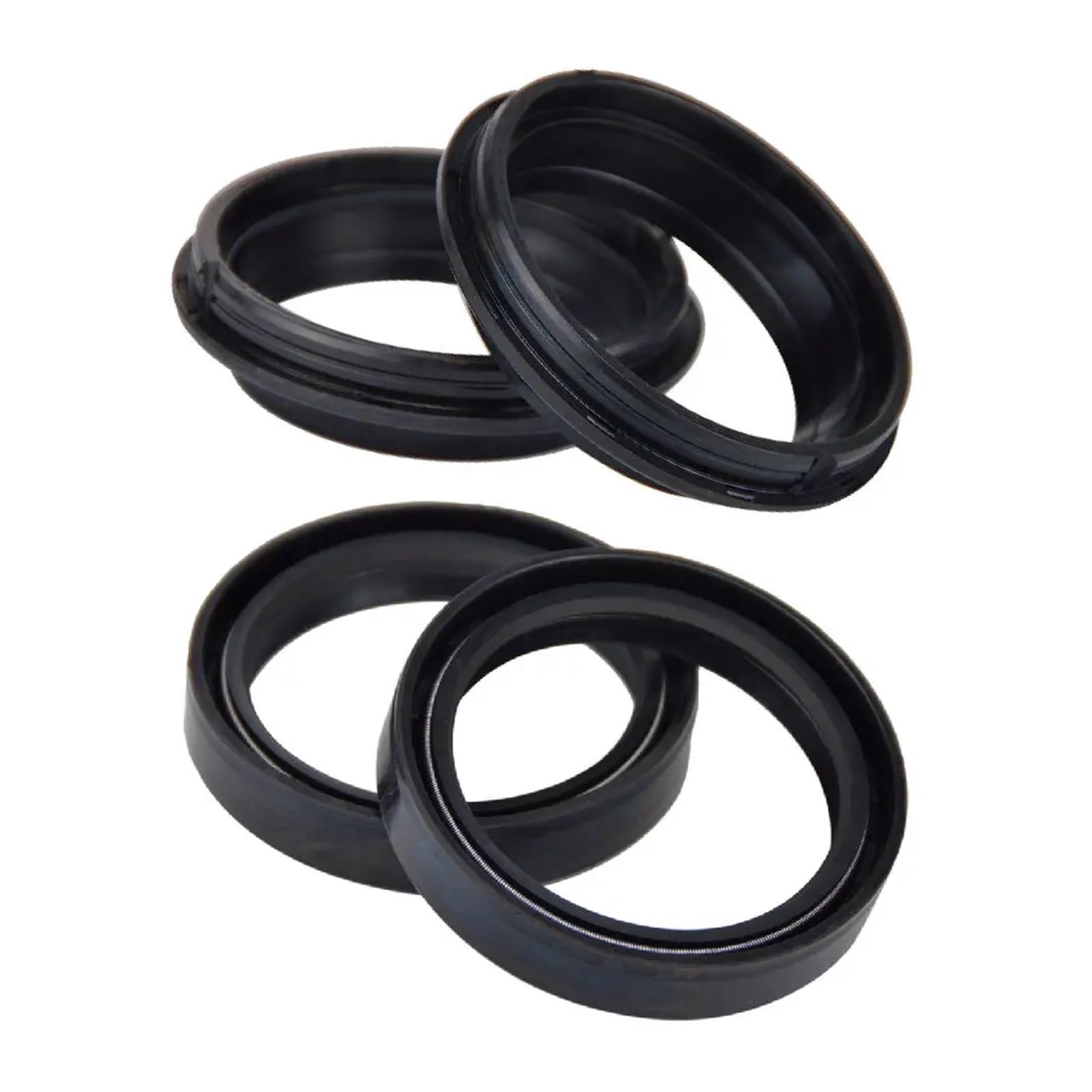 46x58x11 Gabel Öl Dichtung Staub Abdeckung for XR650R Wasser Gekühlt XR650S XR650 XR 650 SM SUPERMOTARD 650 for BM * HP4(2pcs seal 2pc cover) von LIMINGHUA