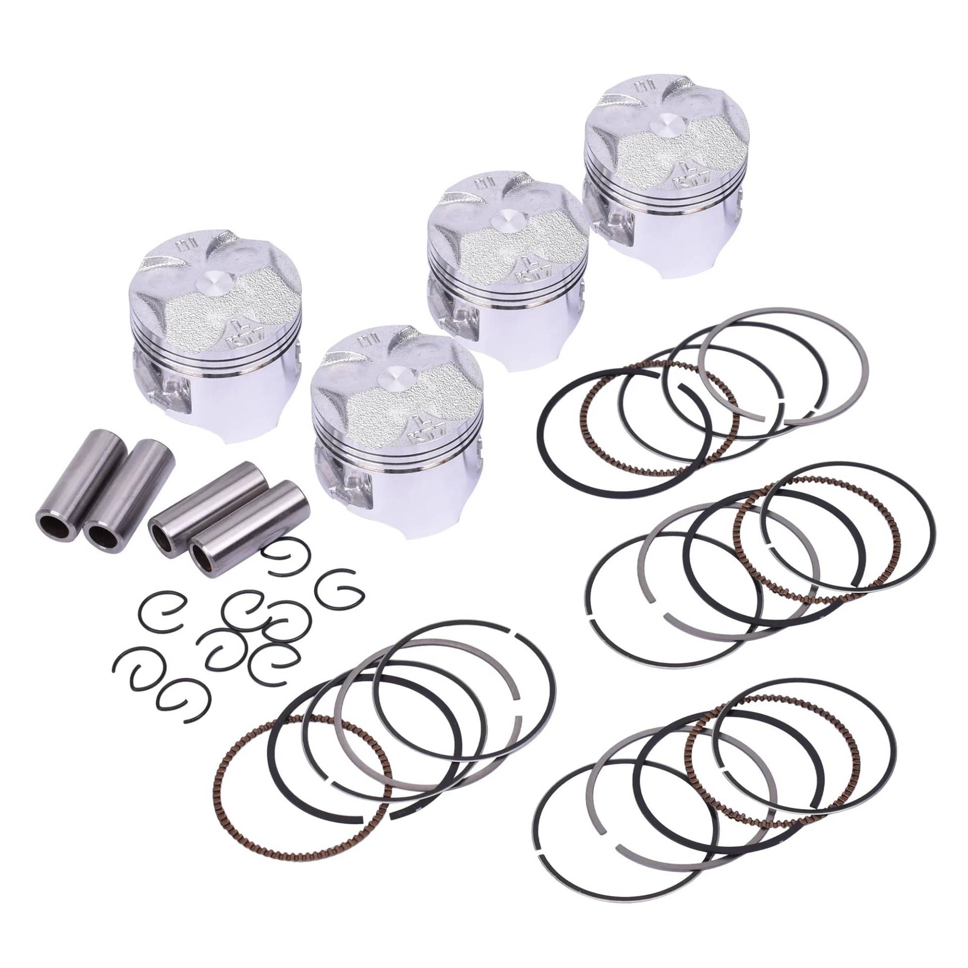 48,5mm 48,75mm 49mm STD ~ +100 +25 +50 Motorrad Motor Kolben Ringe for CBR250RH MC17 KT7 87 CBR250R CBR250 CBR 250(0.25 Piston Ring) von LIMINGHUA