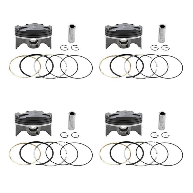 Kolbenringe-Kit STD +50 +100 67 mm 67,5 mm 68 mm for CBR600 CBR 600 F5 13101-MEE-000 Motorradmotorteile(4pcs 67.5mm) von LIMINGHUA