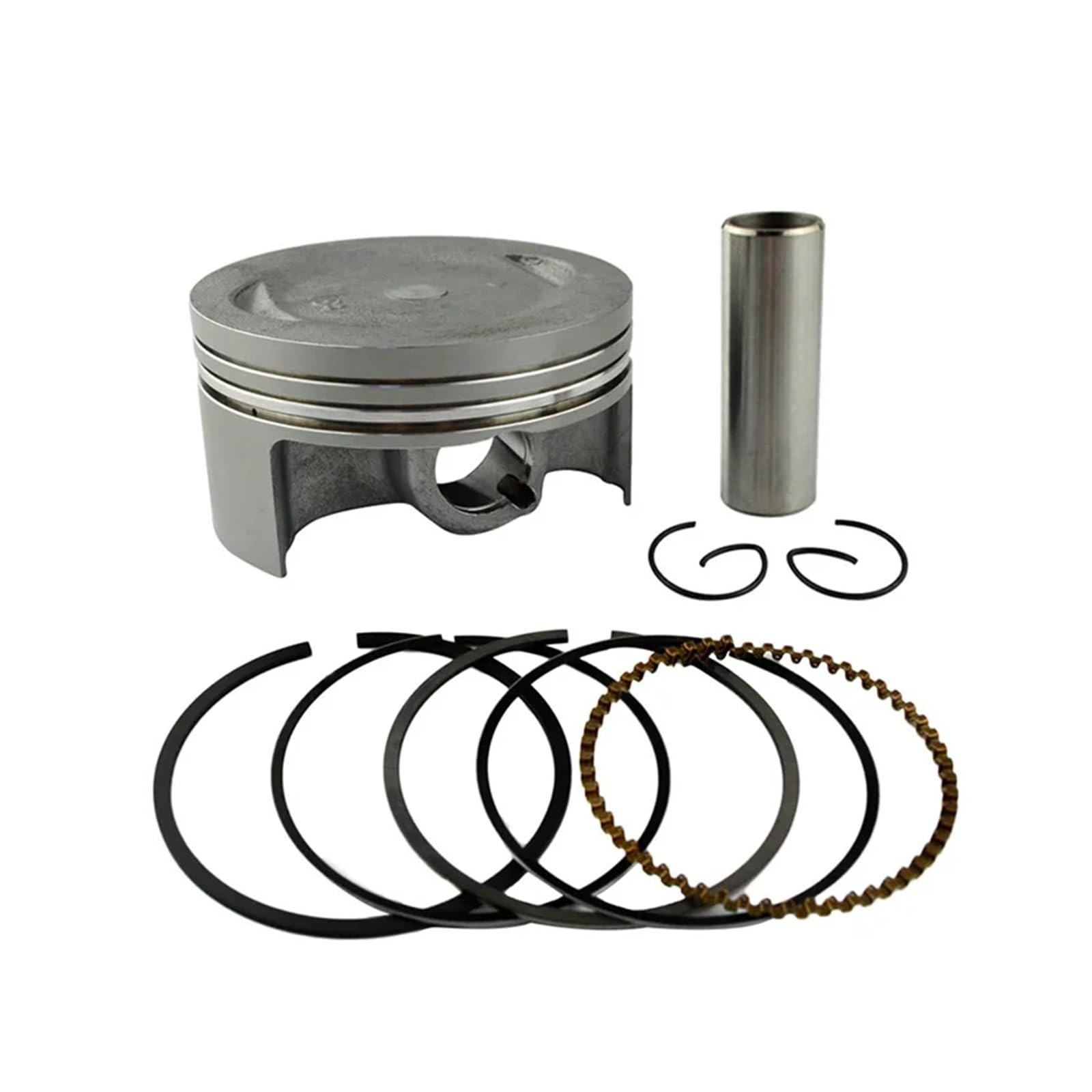 Motorrad Bohrung Size74mm STD ~ + 100 Kolben Ring for YBR250 XG250 TRICKER YFM25R Raptor 250 XT250 Serow YS250 Raptor250(Piston Kit 74.25mm) von LIMINGHUA