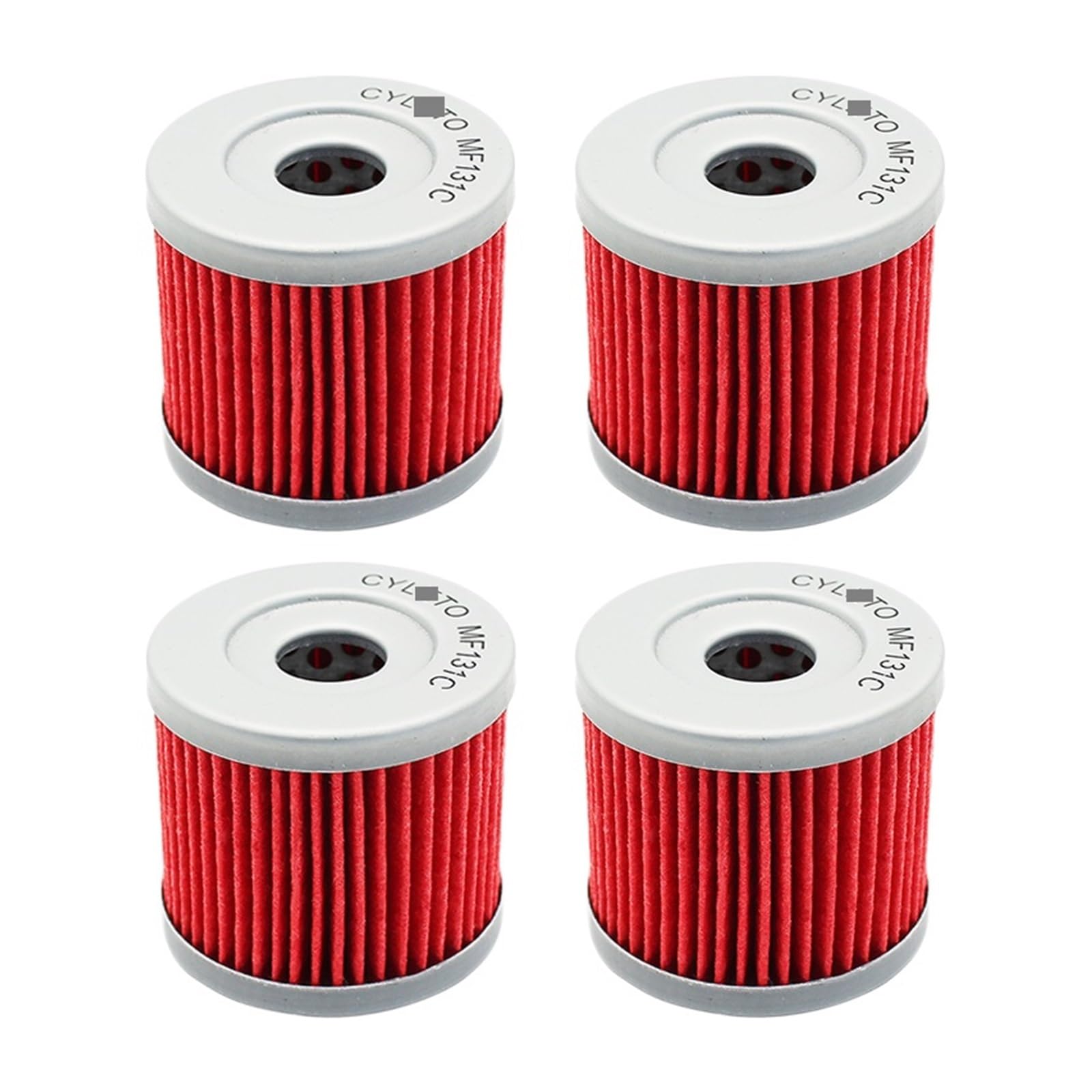 Motorrad Ölfilter for ALT125 ALT185 CS125 GN125 GN 125 GS125 Marauder GZ 125 LT125 LT185 Quadsport LTZ90 SP100 SP125(4pcs-red) von LIMINGHUA