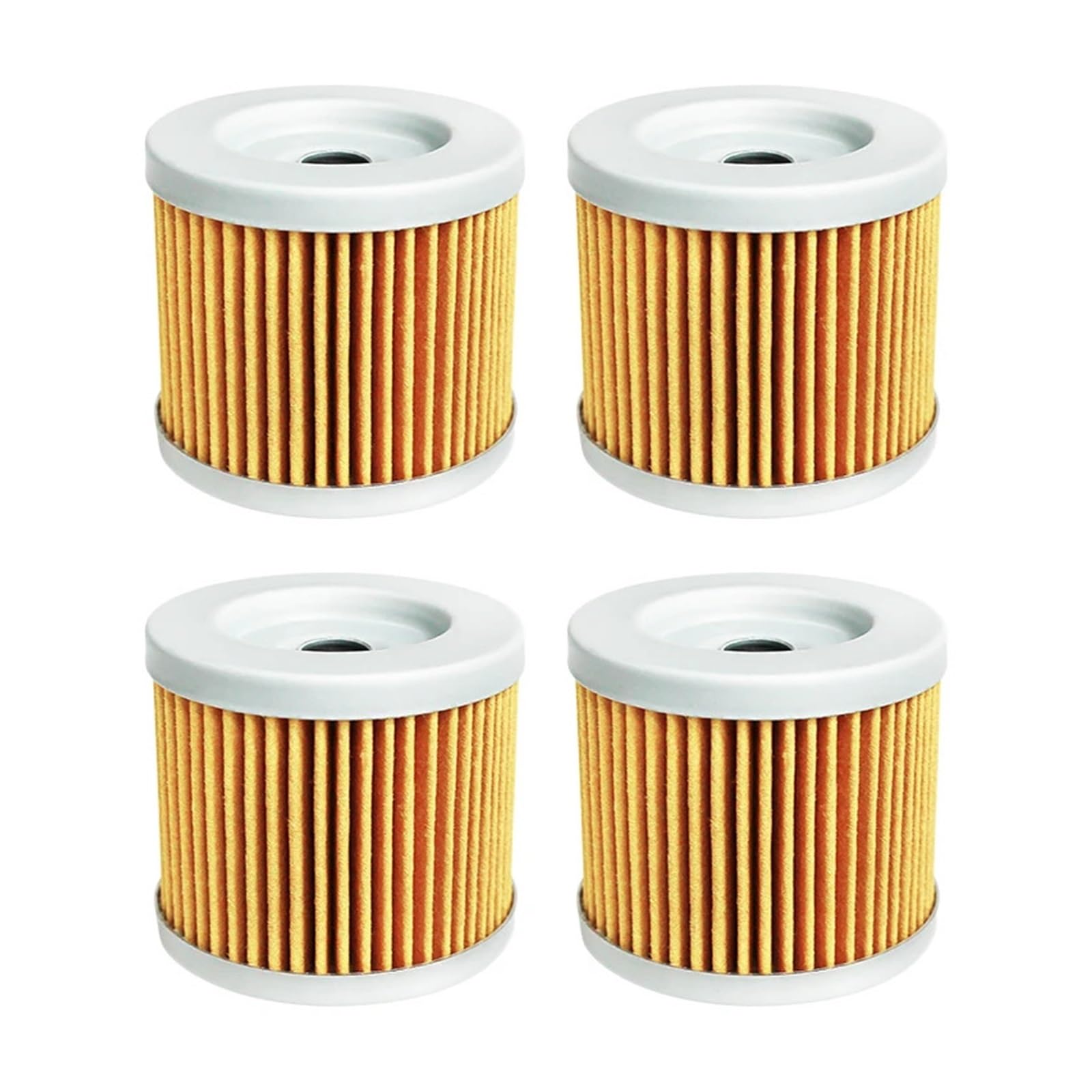 Motorrad Ölfilter for ALT125 ALT185 CS125 GN125 GN 125 GS125 Marauder GZ 125 LT125 LT185 Quadsport LTZ90 SP100 SP125(4pcs-yellow) von LIMINGHUA