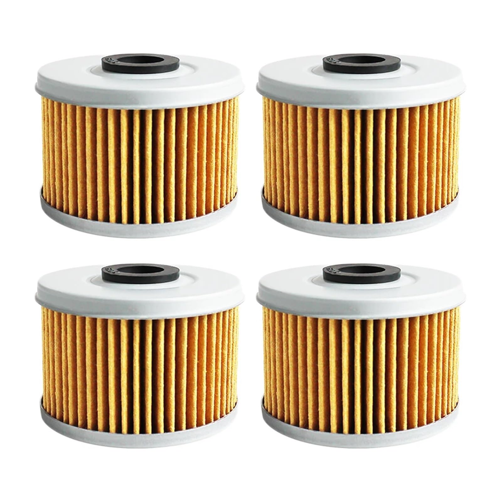 Motorrad Ölfilter for CBF125 CBF250 VT125 VT125C VT 125 Schatten XL125 XL125V Varadero XL 125 CB400 CB 400 VTEC(4pcs-yellow) von LIMINGHUA