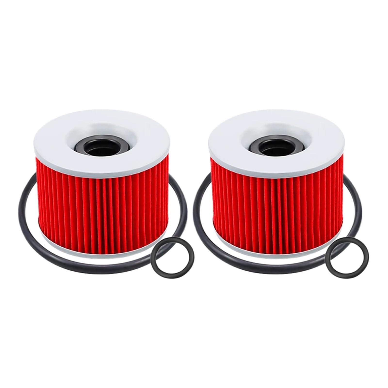 Motorrad-Ölfilter for FJ1100 FJ1200 XJR1200 XJR1300 FZ700 FZ 750 FZR750 FZR750R FZR 1000 FZX700 for F.az,er FZX 750(Red-2) von LIMINGHUA