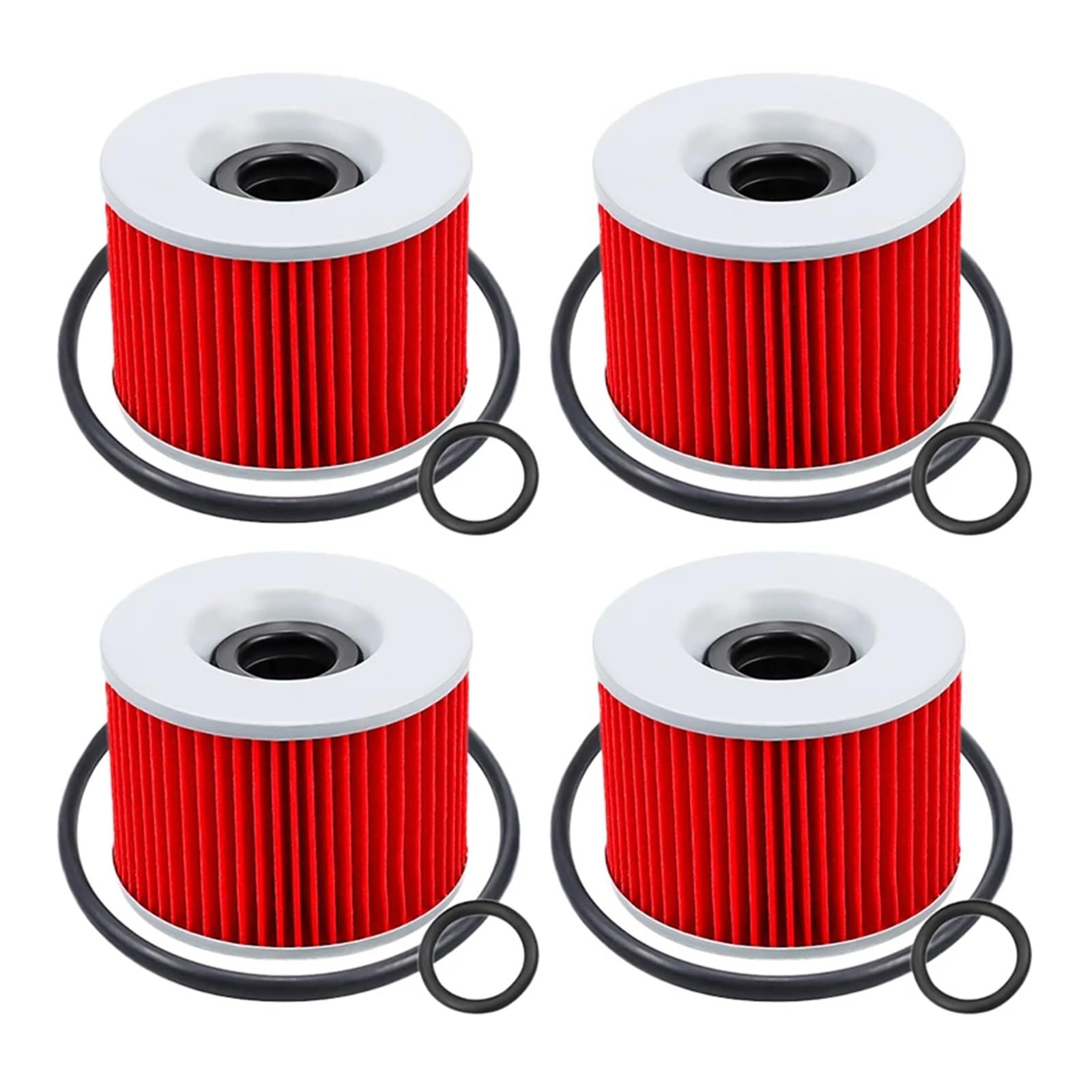 Motorrad-Ölfilter for FJ1100 FJ1200 XJR1200 XJR1300 FZ700 FZ 750 FZR750 FZR750R FZR 1000 FZX700 for F.az,er FZX 750(Red-4) von LIMINGHUA